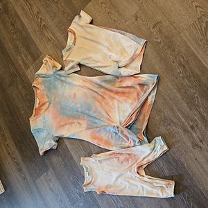 Matching tie die outfits